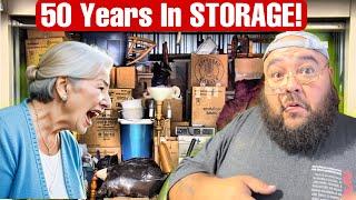 Granny HOARDED GOLD! I Bought Her Abandoned Storage Unit ￼