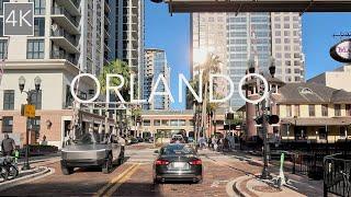 Downtown Orlando Florida Drive 4K - Driving the Theme Park Capital of the World