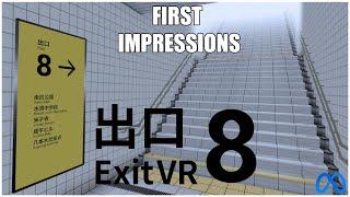 The Exit 8 VR Spot the Difference with Concequenses! | First Impressions [Meta Quest 3]