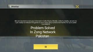 Error 5027 Solved Call Of duty mobile without Vpn Zong Pakistan #CodmError5027