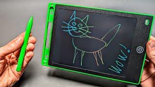 LCD Writing Tablet Drawing Pad Review & Test - Magic Erasable Doodleboard