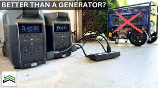 Can The EcoFlow Delta Pro Replace Your Gas Generator | Whole Home Backup Power