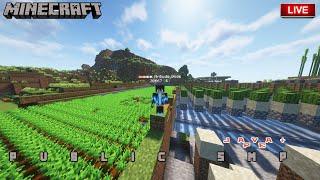 MINECRAFT PUBLIC SMP. JAVA+PE LIVE.. BUDDY IS LIVE