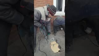 Демонтаж плит перекрытия. Промышленный демонтаж #нужныелюди #демонтаж