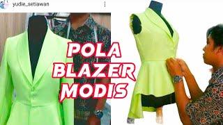 POLA BLAZER MODIS KERAH SETALI.