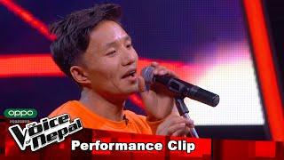 Govinda Chemjong Limbu "Herda Herdai"| Blind Audition Performance | The Voice of Nepal S3