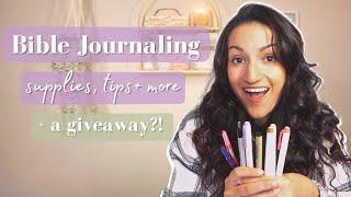 Everything YOU Need to Get Started with Bible Journaling - Supplies, Tips + Giveaway!