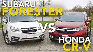 2017 Subaru Forester vs Honda CR-V Comparison Test