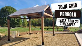 DIY Toja Grid 12x12 Pergola Build - It's DEFINITELY WORTH IT!