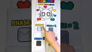 SPRUNKI Wenda | ASMR Phase 1vs2vs3vs4 Squishy #blindbag #papercraft #sprunkiincredibox #squishy