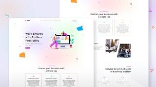 How to Build a Responsive Creative Agency Landing Page with HTML, CSS & JS