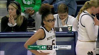 🫣 Olivia Miles INJURES Defender's KNEE With Behind Back Move, Feels HORRIBLE | Notre Dame Basketball