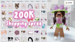 200K ROBLOX SHOPPING SPREE ️