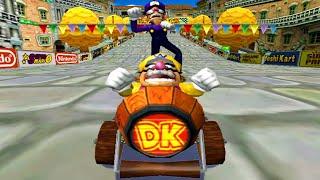 Mario Kart Double Dash EXTENDED - 100% Walkthrough Gameplay Part 4 - DS Delfino Plaza 50cc Star Cup