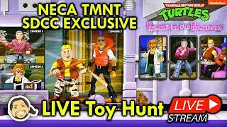 LIVE Toy Hunting - NECA TMNT SDCC Exclusives Toy Hunt - MJR Collector