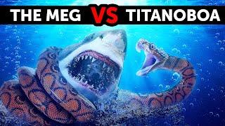 What If Megalodon Met the Biggest Snake Ever