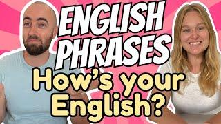 English Phrases: I Want To Improve My English!