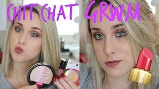 Chit Chat GRWM!! NEW MAKEUP, Bold Gold Eyes & Fresh Skin | TaylorAnnn