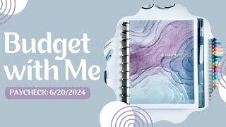 Budget with Me | Paycheck: 6/20/24 | Budget by Paycheck Workbook | The Budget Mom