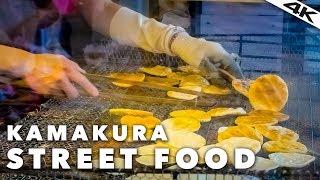 Japanese STREET FOOD Tour in Kamakura | Kanagawa Prefecture [4K]