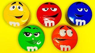 Satisfying Video | Unpacking Rainbow M&M'S Chocolate Candy from M&M'S Boxes ASMR