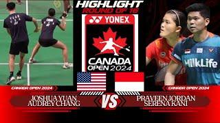 Yuan / Chang vs Praveen JORDAN / Serena KANI (INA) | YONEX CANADA OPEN 2024 | R16