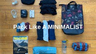 Pack With Me | How To Pack Like A Minimalist