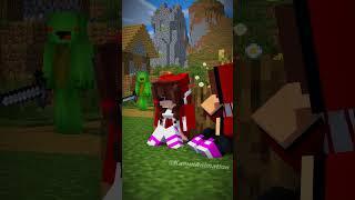 Don't Make A Sound - MAIZEN Minecraft Animation #shorts