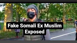 Fake Somali Ex Muslim Exposed In Speakers Corner