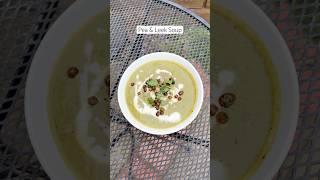 Pea & Leek Soup - should I do a soup series? #easyrecipes #soup  #goodsoup  #peas  #cooking