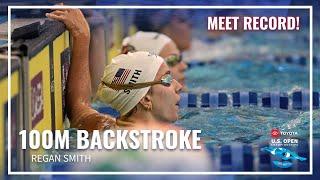 Regan Smith Sets a MEET RECORD in Women's 100M Backstroke | 2022 Toyota U.S. Open