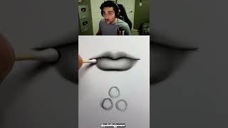 HOW TO DRAW LIPS #shorts