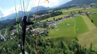 Paragliding Testival Kössen 2016 Kollision mit Absturz
