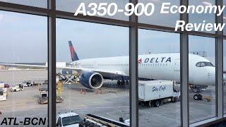 Delta Airlines A350-900 Economy | Atlanta to Barcelona