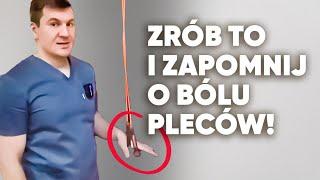 Zrobiłem to raz i zapomniałem o bólu pleców na 10 lat! TO DZIAŁA!