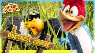 Camp Woo Hoo's WILD Obstacle Course! ️ Woody Woodpecker Goes to Camp | Netflix After School