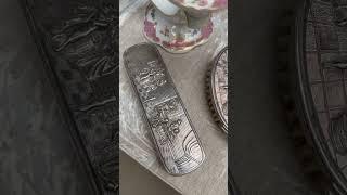 Блошиный рынок Измайлово. Набор под серебро. Глубокое посеребрение #shorts