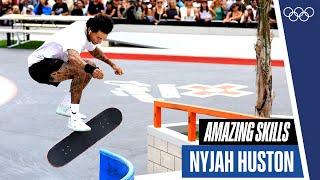 Every Nyjah Huston Trick! | WST: Lausanne 2023 | #RoadToParis2024