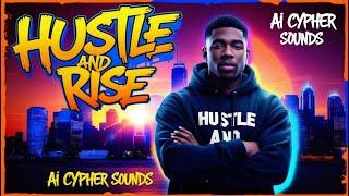 Hustle and Rise | Motivational Upbeat Rap Anthem | AI Cypher Sounds