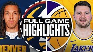 NUGGETS at LAKERS | FULL GAME HIGHLIGHTS | March 19, 2025