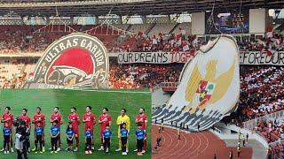 PECAH‼️USAI INDONESIA RAYA DISAMBUT LAGU INDONESIA PUSAKA FULL HOUSE GBK & KOREO GARUDA VS IRAQ