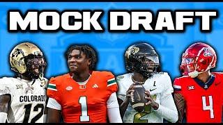 FIRST OFFICIAL 2025 NFL MOCK DRAFT