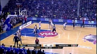 ABA Liga 2014/15, Round 26 match: Budućnost VOLI - Partizan NIS (22.3.2015)