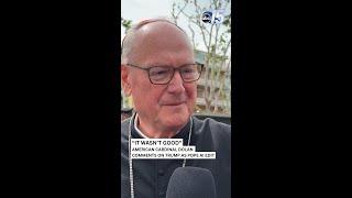 American Cardinal Dolan on Trump as Pope AI edit
