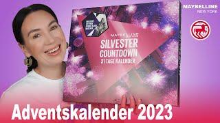 MAYBELLINE ADVENTSKALENDER 2023 GET READY FOR THE NEW YEAR / 31 TÜRCHEN / UNBOXING #natalinordbeauty