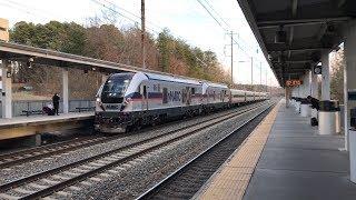 Amtrak & MARC Evening Rush Hour NEC/Penn Line Action @ BWI Thurgood Marshall Airport (3/9/20)