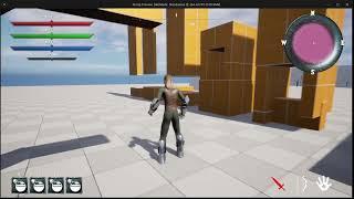 UE5 devlog - COB project update + initial testing of Mantling + Climbing + FCS