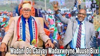 Fanaaniinta Xusbiga Wadani Oo Hees Ku Caayay Madaxweyne Muuse Biixi Iyo Shacabka Ka Quus Tay