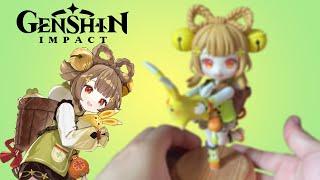 I made Yaoyao Figurine from Genshin Impact  │ Clay Tutorial  │ Air Dry Clay