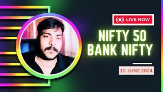 10 JUNE 2024 Live Nifty 50 || Latest Stock Market Updates and Insights 